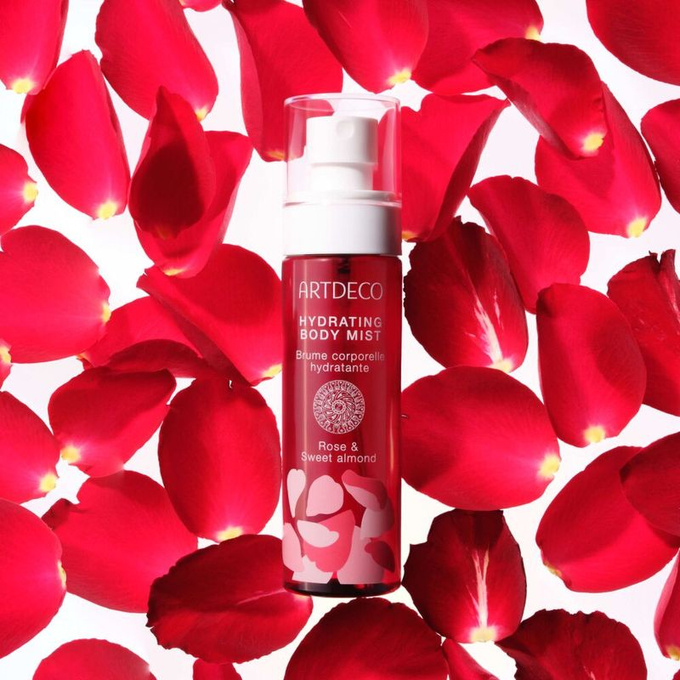ARTDECO Body Mist Rose & Sweet Almond Nawilżająca mgiełka do włosów i ciała, 100 ml