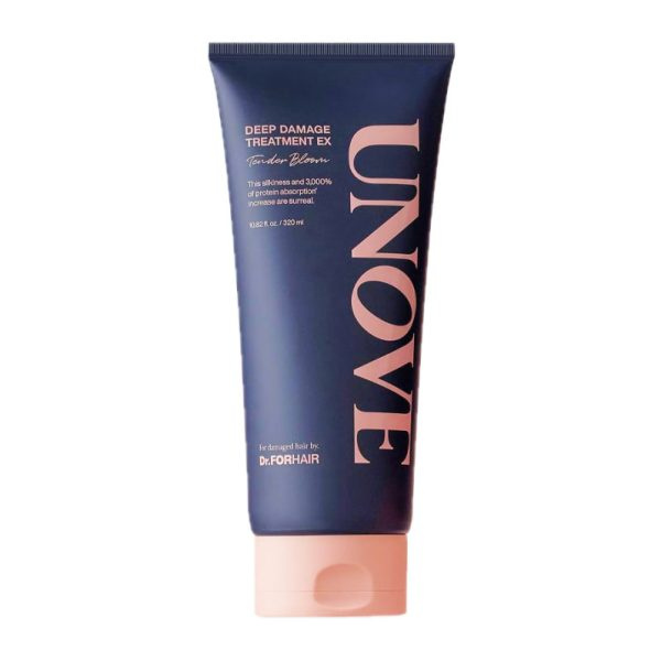 UNOVE Deep Damage Treatment EX - Odżywka do włosów zniszczonych, Tender Bloom, 320 ml