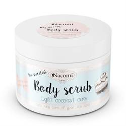 Nacomi Peeling cukrowy do ciała - Lekki Kokosowy Tort 200 g