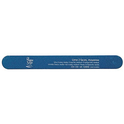 2-Way Nail File Medium pilnik do paznokci dwustronny 240/240 niebieski 1szt