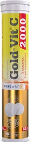 OLIMP LABS Gold-Vit C 2000 cytryna - 20 tabl musujących