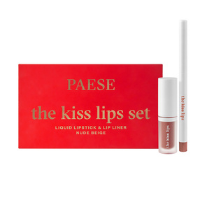 PAESE, THE KISS LIPS ZESTAW 01 - NUDE BEIGE