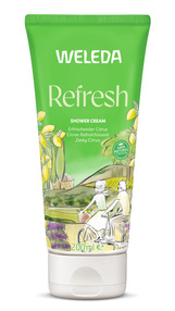 WELEDA Refresh, kremowy płyn pod prysznic z cytrusami, 200 ml