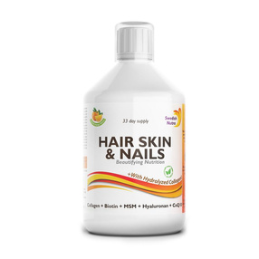 Swedish Nutra Hair Skin & Nails Suplement na skórę, włosy i paznokcie, 500 ml