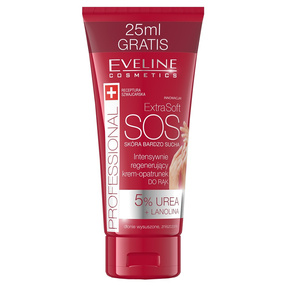 Eveline Extra Soft SOS Intensywnie regenerujący krem-opatrunek do rąk 5% urea + lanolina