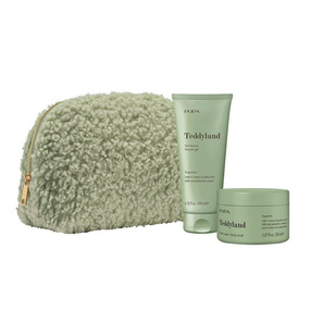 PUPA Milano TEDDYLAND Zestaw Żel pod prysznic + peeling do ciała 005 Milk and Pistachio Cream