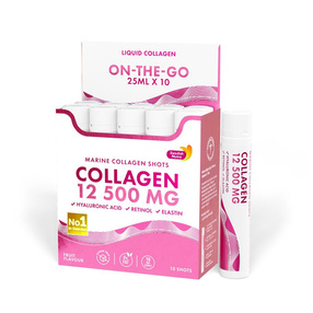 Swedish Nutra Marine Collagen 12 500 mg Shots Kolagen morski w shotach, 10 szt x 25 ml