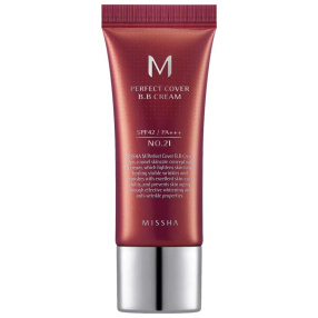 MISSHA Kryjący krem BB, 21 Light Beige, 20 ml