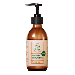 4 Szpaki Balsam łagodzący do ciała Rozmaryn i Mandarynka, 200 ml