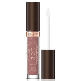 Eveline Choco Glamour Pomadka w płynie z efektem glossy lips 03 Toffee chocolate