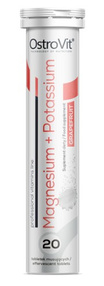 OstroVit Magnez + Potas o smaku grejpfrutowym, 20 tabletek musujących