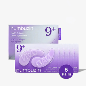 Numbuzin 9+ NAD+ Collagen Under Eye Patches Płatki pod oczy, 5 par