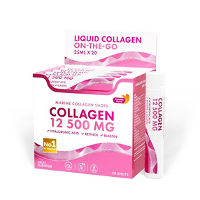 Swedish Nutra Marine Collagen 12 500 mg Shots Kolagen morski w shotach, 20 szt x 25 ml