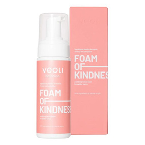 Veoli Botanica Foam of Kindness Pianka do mycia twarzy do skóry naczynkowej, 150 ml
