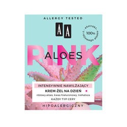 Aloes Pink krem intensywnie nawilżający żelowy na dzień 50 ml