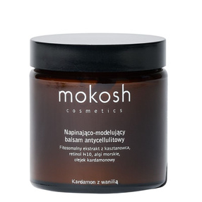 Mokosh Napinająco-modelujący balsam antycellulitowy Kardamon z wanilią, 120 ml