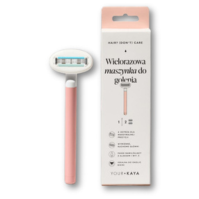 Your KAYA Wielorazowa maszynka do golenia ciała Blush, 1 szt