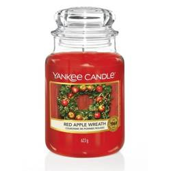 Yankee Candle - Słoik duży Red Apple Wreath