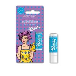 4organic Pin-up Girl Natural lip balm Berry 5g