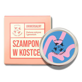 4 Szpaki Szampon do włosów w kostce + puszka