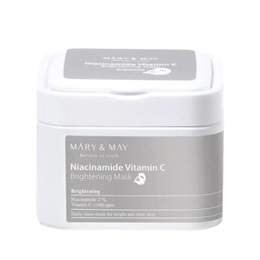 Mary&May, Maseczka do twarzy, Niacinamide Vit C Brightening Mask, 30 szt