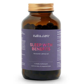 Natu Care Sleep with Benefits żelki na sen -  malina