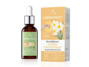 UZDROVISCO Bezolejowe serum nawadniające na promienną cerę, niezapychające 30 ml