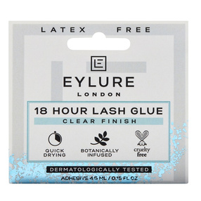 Eylure 18 Hour Lash Glue bezbarwny klej do rzęs bez lateksu Clear Finish 4.5ml