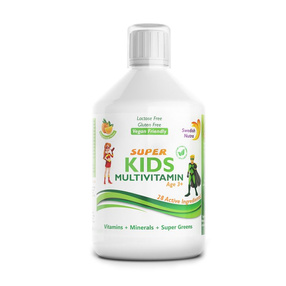 Swedish Nutra Super Kids Multivitamin Multiwitamina dla dzieci, 500 ml