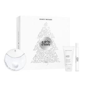 Issey Miyake A Drop D'issey zestaw woda perfumowana spray 90ml + woda perfumowana spray 10ml + krem do rąk 50ml