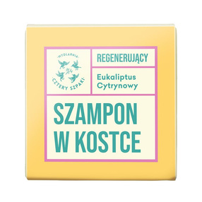 4 Szpaki Regenerujacy szampon w kostce - Eukaliptus Cytrynowy