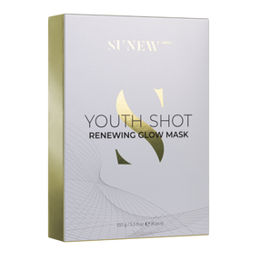 SunewMed+ Youth Shot Maska w płachcie do twarzy regenerująca + glow 6 szt