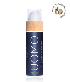Cocosolis UOMO Organiczny olejek do ciała i opalania dla mężczyzn, 110 ml