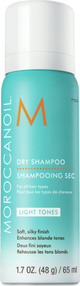 Moroccanoil Dry Shampoo Light Tones suchy szampon do włosów jasnych, 65ml