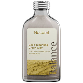 Nacomi Deep Cleansing Green Clay - Zielona glinka do twarzy, 100 ml