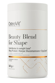 OstroVit Beauty Blend for Shape 360 g kremowej truskawki