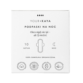 Your KAYA Podpaski na noc, 10 szt.