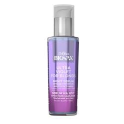 Ultra Violet intensywnie nawilżające serum tonujące na noc do włosów blond i siwych 100 ml