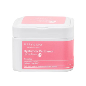 Mary&May, Maseczka do twarzy, Hyaluronic Panthenol Hydra Mask, 30 szt