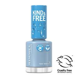 Kind & Free wegański lakier do paznokci 152 Tidal Wave Blue 8 ml