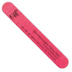 2-Way Mini Nail File pilnik do paznokci dwustronny 180/240 różowy 1szt