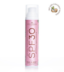 Cocosolis Natural Sunscreen Lotion Krem przeciwsłoneczny SPF 30, 100 ml