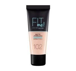 Fit Me Foundation matujący podkład do twarzy 102 Fair Ivory 30ml