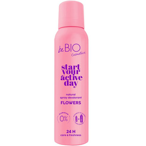 beBIO Naturalny dezodorant w sprayu Flowers, 125 ml