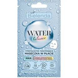 Bielenda Water Balance Intensywnie nawilżająca maseczka do twarzy w płacie