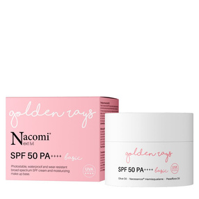 Nacomi Next Lvl Nawilżający krem do twarzy z filtrem SPF 50 Basic, 50 ml