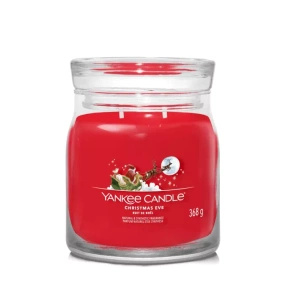 Yankee Candle Signature – Świeca średnia Christmas Eve, 368 g