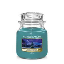 Yankee Candle - Słoik średni Winter Night Stars