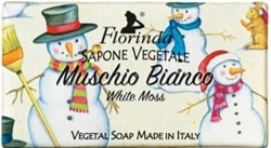 Florinda Mydło świąteczne – Biały Bałwanek, 100 g