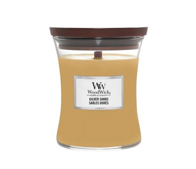 Woodwick - GILDED SANDS - świeca średnia 275 g